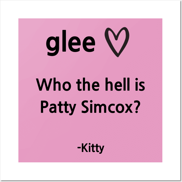 Glee/Kitty Wall Art by Said with wit